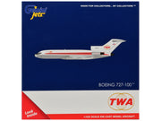 Boeing 727-100 Commercial Aircraft "Trans World Airlines" (N851TW) White with Red Stripes 1/400 Diecast Model by GeminiJets image 3