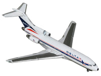 Boeing 727-100 Commercial Aircraft "Delta Air Lines" (N1633) White with Red and Blue Stripes 1/400 Diecast Model by GeminiJets image 2