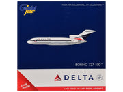 Boeing 727-100 Commercial Aircraft "Delta Air Lines" (N1633) White with Red and Blue Stripes 1/400 Diecast Model by GeminiJets image 3