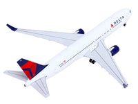Boeing 767-300ER Commercial Aircraft "Delta Air Lines" (N199DN) White with Red and Blue Tail 1/400 Diecast Model by GeminiJets image 3