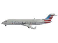 Bombardier CRJ200 Commercial Aircraft "American Eagle - Air Wisconsin" (N420AW) Gray with Red and Blue Tail 1/400 Diecast Model Airplane by GeminiJets image 2