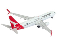 Boeing 737-800 Commercial Aircraft "Qantas Airways" (VH-VZW) White with Red Tail 1/400 Diecast Model Airplane by GeminiJets image 3