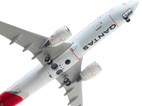 Boeing 737-800 Commercial Aircraft "Qantas Airways" (VH-VZW) White with Red Tail 1/400 Diecast Model Airplane by GeminiJets image 4