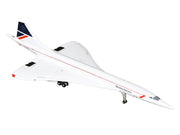 BAC/Aerospatiale Concorde Commercial Aircraft "British Airways" (G-BOAA) White with Red Stripes and Blue Tail 1/400 Diecast Model Airplane by GeminiJets image 2