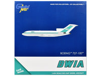 GeminiJets British West Indian Airways Boeing 727-100 9Y-TCO 1:400 GJBWA2376, product image 3