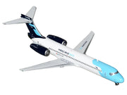 Boeing 717-200 Commercial Aircraft "Mexicana Click" (N907ME) White with Light Blue Nose and Dark Blue Tail 1/400 Diecast Model Airplane by GeminiJets image 2