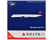 Airbus A350-900 Commercial Aircraft "Delta Air Lines" (N504DN) White with Blue and Red Tail 1/400 Diecast Model Airplane by GeminiJets image 3