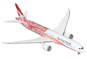 Boeing 787-9 Commercial Aircraft "Qantas - Yam Dreaming" (VH-ZND) White with Red Graphics 1/400 Diecast Model Airplane by GeminiJets image 2