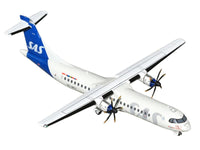 ATR 72-600 Commercial Aircraft "Scandinavian Airlines" (SE-MKD) White with Blue Tail 1/400 Diecast Model by GeminiJets image 2