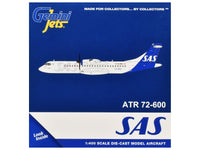 ATR 72-600 Commercial Aircraft "Scandinavian Airlines" (SE-MKD) White with Blue Tail 1/400 Diecast Model by GeminiJets image 3