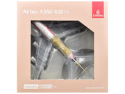 Airbus A380-800 Commercial Aircraft "Emirates Courier Express" (A6-EET) White with Tail Stripes and Package Graphics 1/400 Diecast Model Airplane by GeminiJets image 3