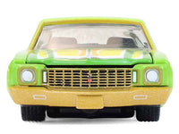 1970 Chevrolet Monte Carlo Lowrider "Michael Heralda Special Edition" Lime Green with Graphics "Hobby Exclusive" Series 1/64 Diecast Model Car by Greenlight image 5