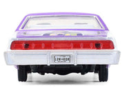 1973 Ford Thunderbird Lowrider "Michael Heralda Special Edition" Purple Metallic with Graphics and White Interior "Hobby Exclusive" Series 1/64 Diecast Model Car by Greenlight image 5
