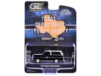 GreenLight 1:64 1978 Dodge Ramcharger, Texas DPS Highway Patrol, black with white hood and roof — item GL30541