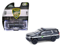 GreenLight 2024 Chevrolet Tahoe Dover Police 100th Anniversary black white 1:64 GL30549, product image 1