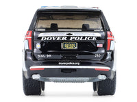 GreenLight 2024 Chevrolet Tahoe Dover Police 100th Anniversary black white 1:64 GL30549, product image 5