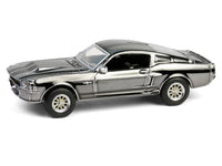 1967 Ford Mustang "Eleanor" Silver Chrome Edition "Gone in Sixty Seconds" (2000) Movie "Hobby Exclusive" Series 1/64 Diecast Model Car by Greenlight image 2