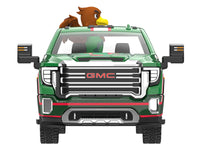 2022 GMC Sierra 3500 HD Pickup Truck Green with Mexican Soccer Graphics with Eagle Figure "International Soccer Celebration '26" Series 1/64 Diecast Model Car by Greenlight image 4