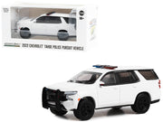 2022 Chevrolet Tahoe Police Pursuit Vehicle (PPV) White with Light Bar "Hot Pursuit" "Hobby Exclusive" Series 1/64 Diecast Model Car by Greenlight image 2