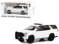 2022 Chevrolet Tahoe Police Pursuit Vehicle (PPV) White with Light Bar "Hot Pursuit" "Hobby Exclusive" Series 1/64 Diecast Model Car by Greenlight image 2