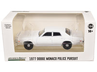 1977-78 Dodge Monaco Police Pursuit White "Hot Pursuit - Hobby Exclusive" Series 1/64 Diecast Model Car by Greenlight image 3