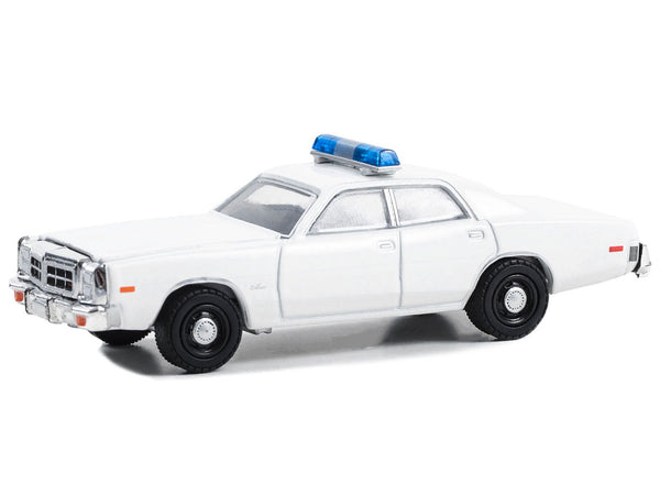 GreenLight 1977 1978 Dodge Monaco Police Pursuit white light bar 1:64 GL43013L, product image 1