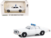 1977-78 Dodge Monaco Police Pursuit White with Light Bar "Hot Pursuit - Hobby Exclusive" Series 1/64 Diecast Model Car by Greenlight image 2