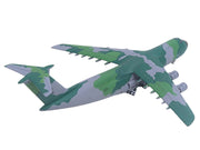 Lockheed C-5M Super Galaxy Transport Aircraft "New York Air National Guard 105th Airlift Wing Stewart Air National Guard Base" United States Air Force (68-0226) Green Camouflage "Gemini Macs" Series 1/400 Diecast Model A image 4