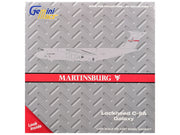 Lockheed C-5A Galaxy Transport Aircraft "Martinsburg Air Force Base" United States Air Force (68-0222) Gray "Gemini Macs" Series 1/400 Diecast Model by GeminiJets image 3