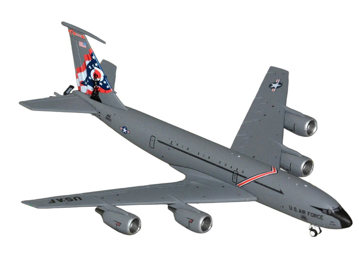 Boeing KC-135R Stratotanker Aircraft "Ohio Air National Guard" United States Air Force (63-8013) Gray "Gemini Macs" 1/400 Diecast Model Airplane by GeminiJets image 2