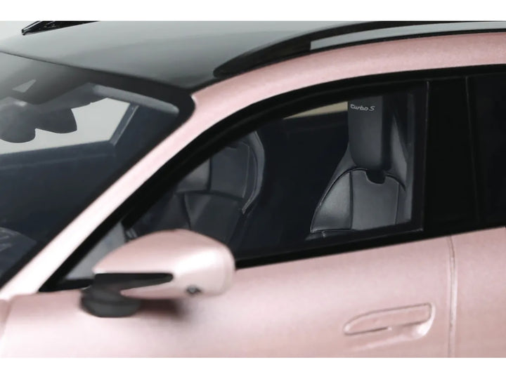 2022 Porsche Taycan Turbo S Cross Turismo Pink Metallic 1/18 Model Car by GT Spirit image 2