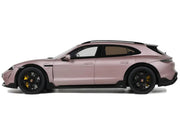 2022 Porsche Taycan Turbo S Cross Turismo Pink Metallic 1/18 Model Car by GT Spirit image 4