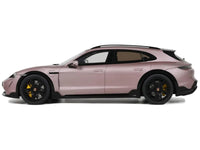 2022 Porsche Taycan Turbo S Cross Turismo Pink Metallic 1/18 Model Car by GT Spirit image 4
