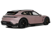 2022 Porsche Taycan Turbo S Cross Turismo Pink Metallic 1/18 Model Car by GT Spirit image 5