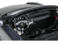 Porsche 911 LB-Works Alpha 9 Gray with Black Hood 1/18 Model Car by GT Spirit image 2