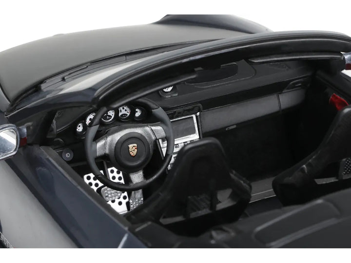 Porsche 911 LB-Works Alpha 9 Gray with Black Hood 1/18 Model Car by GT Spirit image 2