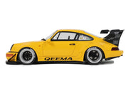 2024 Porsche 911 (964) RWB "Qeema" Yellow 1/18 Model Car by GT Spirit image 4