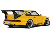 2024 Porsche 911 (964) RWB "Qeema" Yellow 1/18 Model Car by GT Spirit image 5