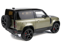 2021 Land Rover Defender 90 P400 X-Dynamic HSE Pangea Green Metallic 1/18 Model Car by GT Spirit image 4