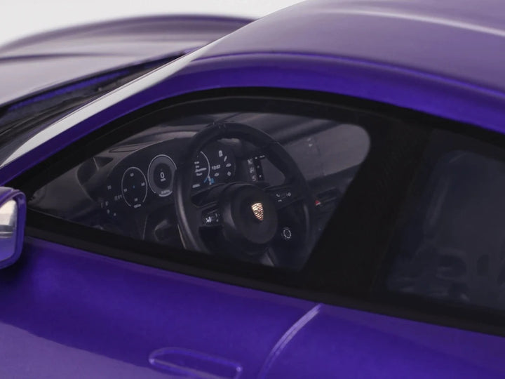2023 Porsche Taycan Turbo GT Purple Sky Metallic 1/18 Model Car by GT Spirit image 2