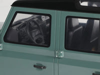 2016 Land Rover Defender 3 Station Wagon Green with Black Top 1/18 Model Car by GT Spirit image 2