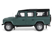 2016 Land Rover Defender 3 Station Wagon Green with Black Top 1/18 Model Car by GT Spirit image 4
