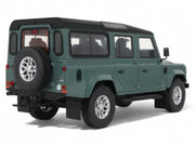 2016 Land Rover Defender 3 Station Wagon Green with Black Top 1/18 Model Car by GT Spirit image 5