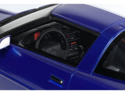 1996 Chevrolet Corvette C4 Grand Sport Blue Metallic with White Stripe 1/18 Model Car by GT Spirit image 3