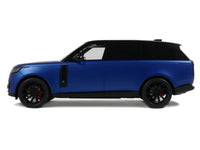 2024 Range Rover P615 SV Blue Metallic with Black Top 1/18 Model Car by GT Spirit image 4