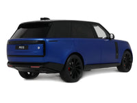2024 Range Rover P615 SV Blue Metallic with Black Top 1/18 Model Car by GT Spirit image 5