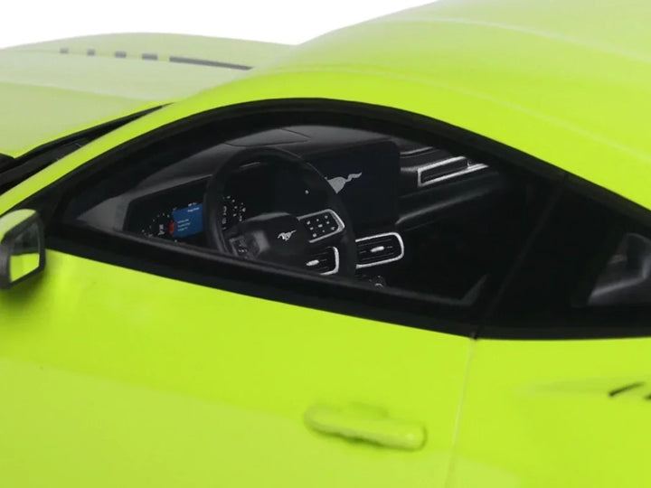 2025 Ford Mustang RTR Spec-3 Lime Green 1/18 Model Car by GT Spirit image 2