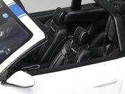 2025 Shelby Mustang Supersnake Convertible White with Blue Stripes 1/18 Model Car by GT Spirit image 3