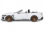 2025 Shelby Mustang Supersnake Convertible White with Blue Stripes 1/18 Model Car by GT Spirit image 4