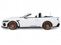 2025 Shelby Mustang Supersnake Convertible White with Blue Stripes 1/18 Model Car by GT Spirit image 4
